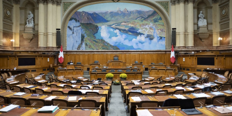 Im Dezember nimmt das am 22. Oktober gewählte Parlament seine Arbeit auf. Foto: Peter Klaunzer (Keystone)