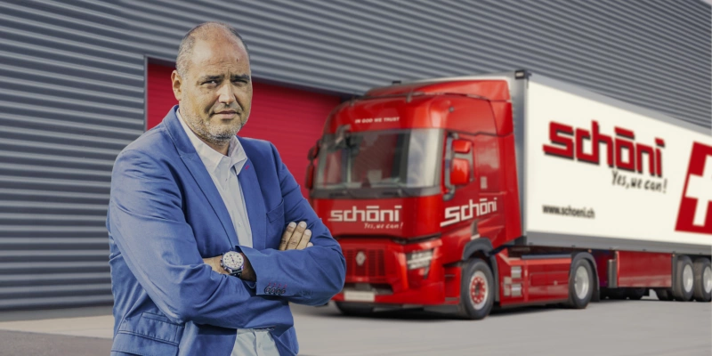 Künftig ist die Transort AG von Daniel Schöni nebst Bio-Diesel und Wasserstoff auch mit 20 Elektro-Lastwagen sauber unterwegs.   Foto: zVg