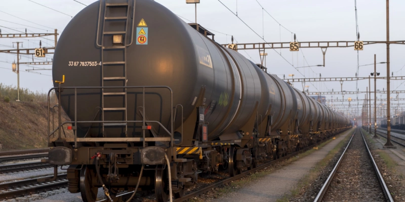 Eine rollende H2-Pipeline: In solchen Kesselwagen könnte Wasserstoff durch Europa transportiert werden. Foto: Georgios Kefalas (Keystone)