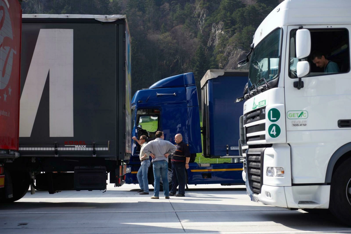 Routiers Suisses verweist gerne darauf, wie wichtig die Lastwagenfahrer für eine sichere Logistik und Landesversorgung seien. Foto: Franca Pedrazzetti