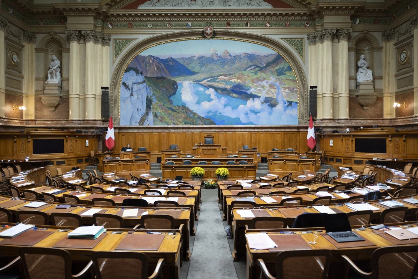 Im Dezember nimmt das am 22. Oktober gewählte Parlament seine Arbeit auf. Foto: Peter Klaunzer (Keystone)